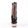 Pleaser - DELIGHT1020 Bottes de plateforme - Noir/Rose Product image